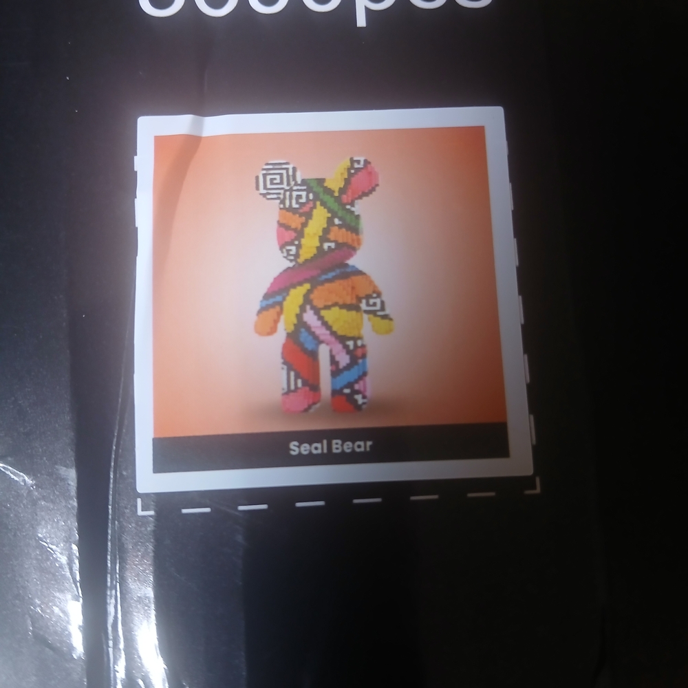 Colorful Seal Bear Art Toy